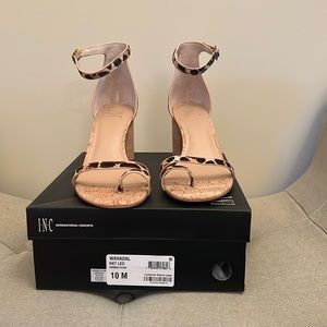 INC Animal Print sandals